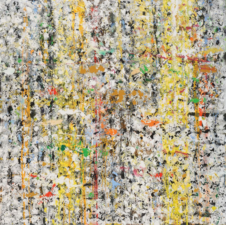 Rainbow, 2009 Mixed Media on Canvas 180 x 180 cm