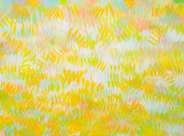 Pale and Green, 2015 Acrylic on linen canvas 153 x 203 cm