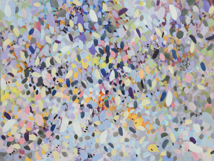 Samia Halaby Constructivist Student, 2008 Acrylic on Linen Canvas 154 x 203 cm