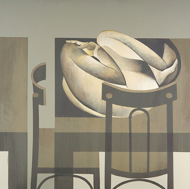 Safwan Dahoul Dream 4, 2008 Acrylic on Canvas 180 x 180 cm