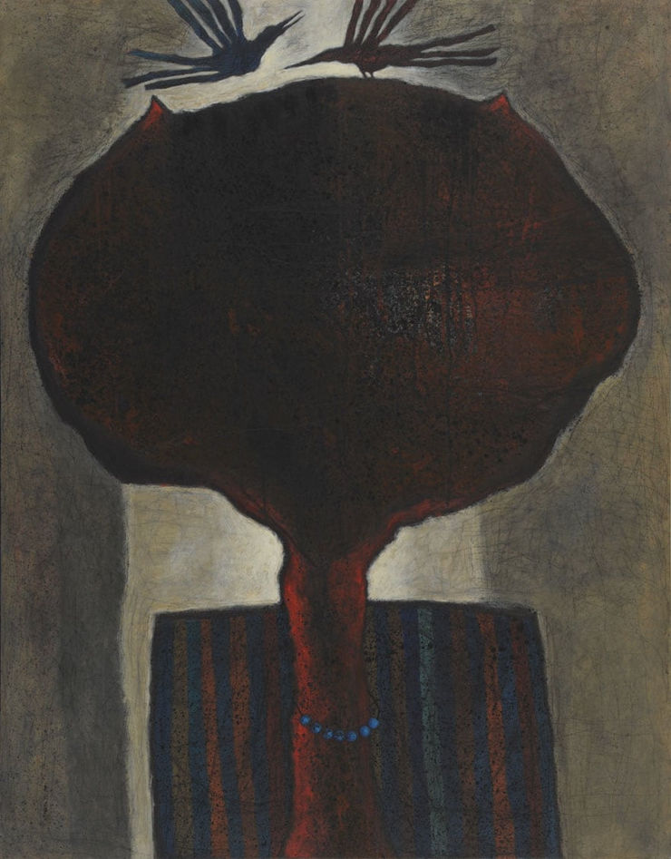 Close, 2009 Mixed Media on Canvas 145 x 113 cm