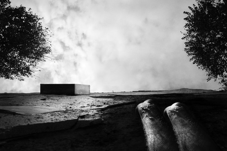 The Cubic Paths, 2005 Photographic Print On Canvas Edition of 3 100 x 150 cm