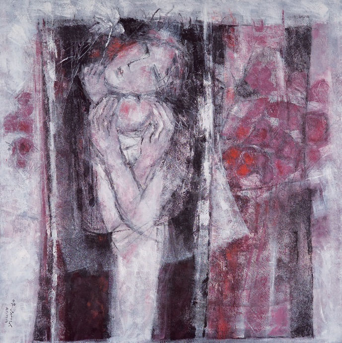 Untitled, 2007 Oil & Acrylic on canvas 120 x 120 cm