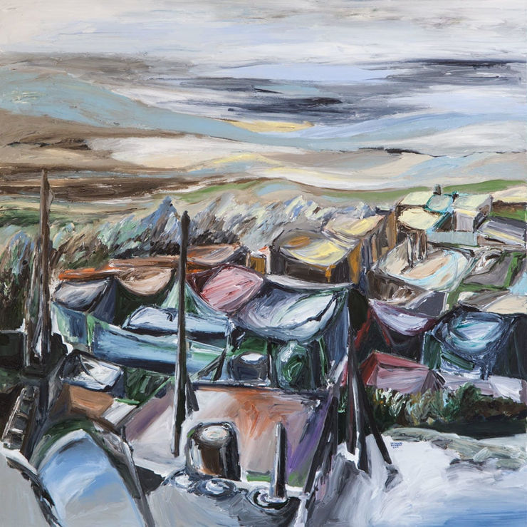 Fathi Zamroud Untitled, 2014 Acrylic on Canvas 160 x 160 cm