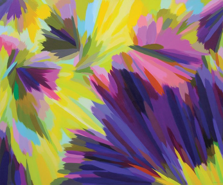 Pink Butterfly, 2013 Acrylic on Linen Canvas 122 x 147 cm