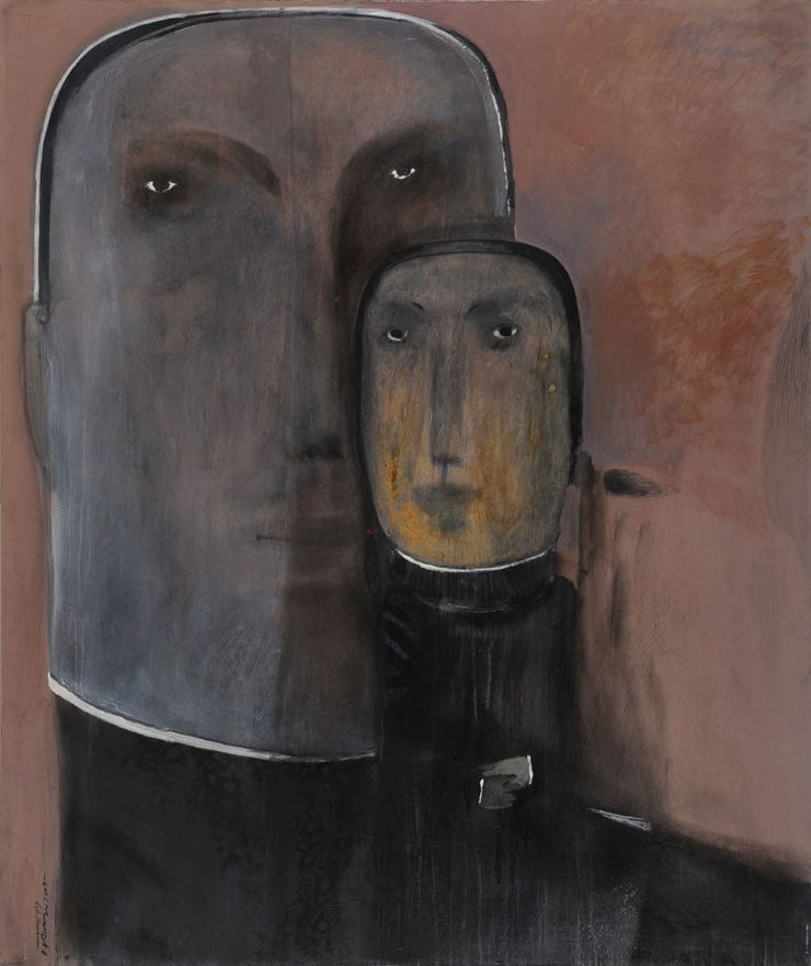 Untitled, 2009 Mixed Media on Canvas 195 x 164 cm