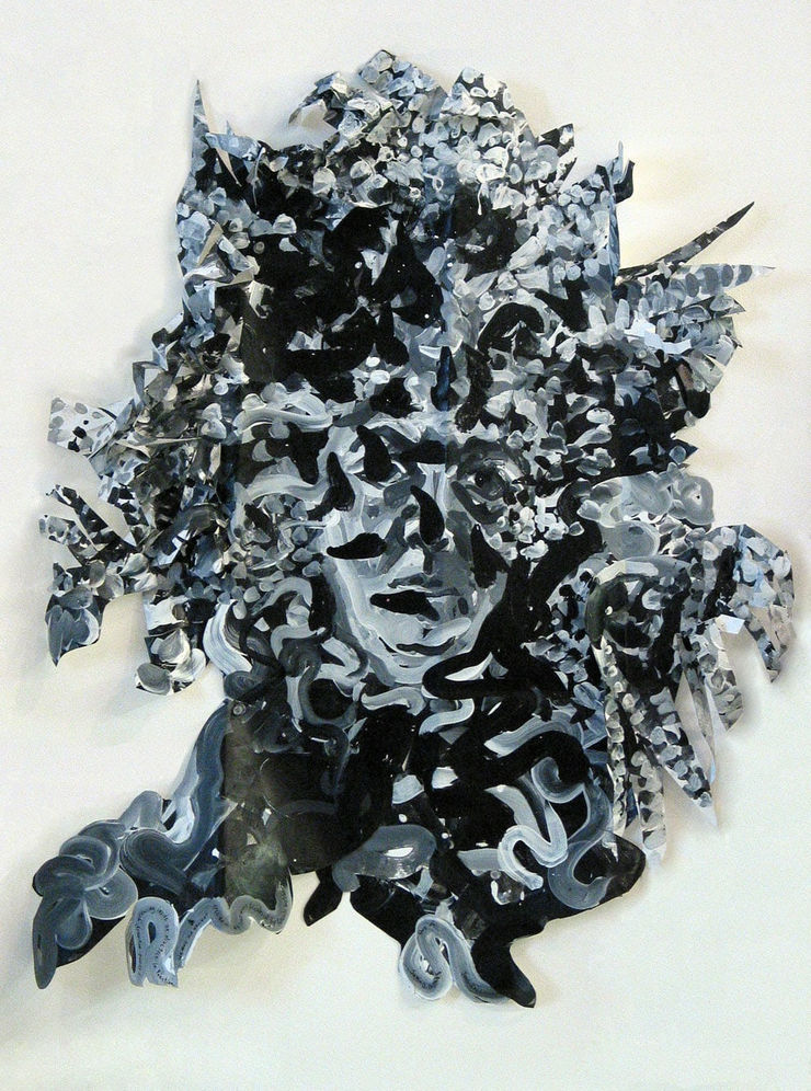I Found Myself Growing in an Old Olive Tree, 2005 Acrylic on Polyethylene 95.5 x 76 cm