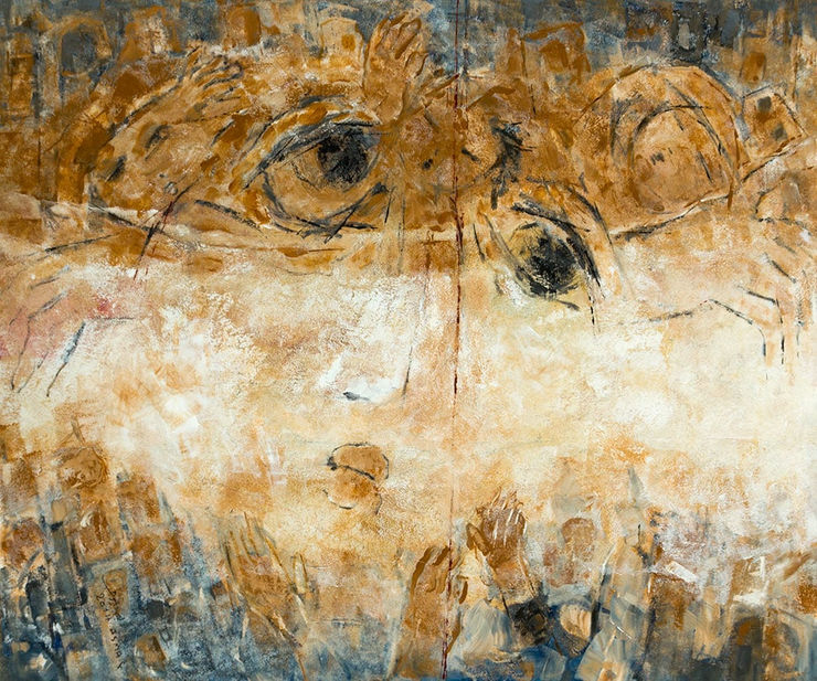 The Witness, 2014 Acrylic on canvas 100 x 120 cm