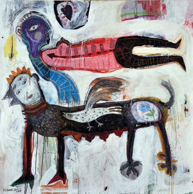 Untitled, 2009 Mixed Media on Canvas 120 x 120 cm