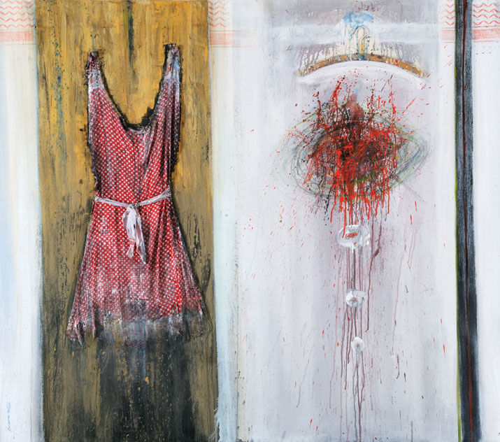 Me, 2009 Mixed Media on Canvas 150 x 170 cm