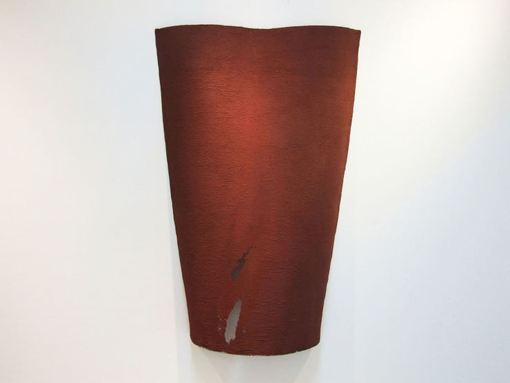 The Other Body Series, 1998 Mixed Media and Wire-Mish on Raw Canvas 122 x 83 cm