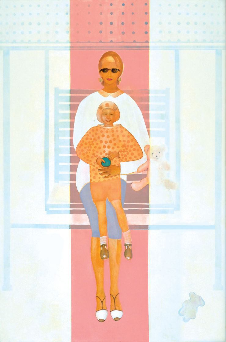 La Vie en Rose, 2008 Acrylic on Canvas 195 x 130 cm