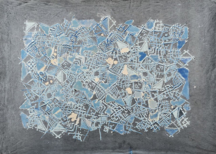 Untitled, 1985 Mixed Media on Canvas 137 x 190 cm