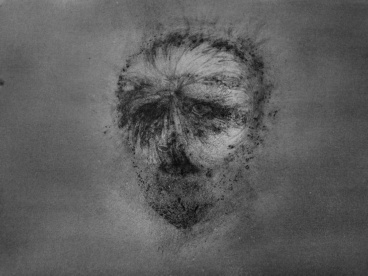 PSF 9, 2023 Charcoal & Ink on Paper 42 x 59.5 cm