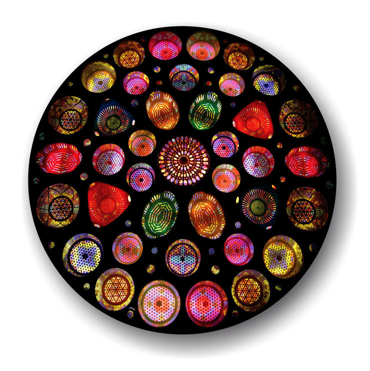 Rashed Al Shashai The First Mistake, 2014 Mixed Media Light Box 196 x 196 cm