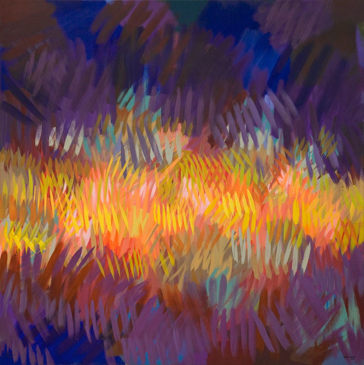 Volcano, 2015 Acrylic on linen canvas 178 x 178 cm