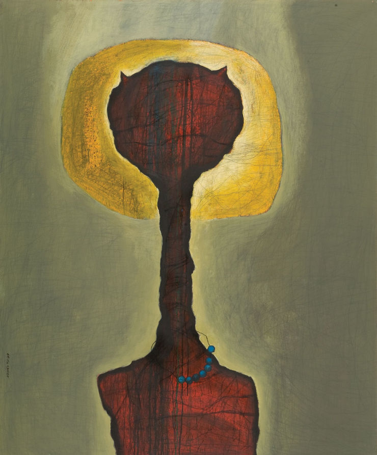 Clear as a Gun Shot, 2009 Mixed Media on Canvas 145 x 120 cm