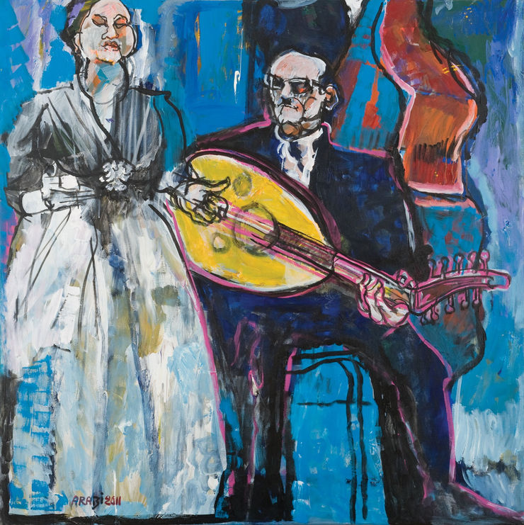 Talk of the Soul, 2011 Acrylic on Canvas 150 x 150 cm