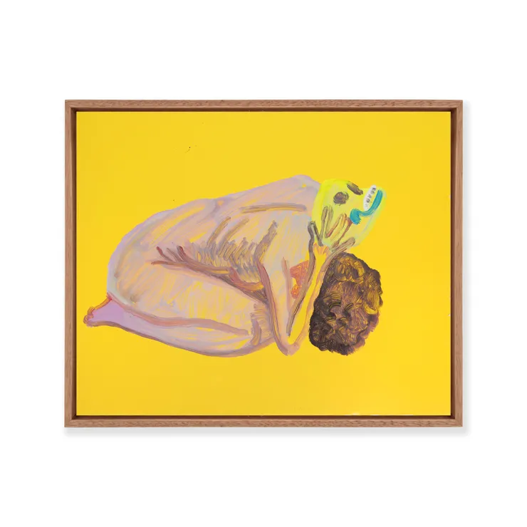 Jacqui Stockdale Being You Being Me, 2023 Acrylic & Ink on 300gsm Spectrum Board 26 × 32.5 cm (unframed)