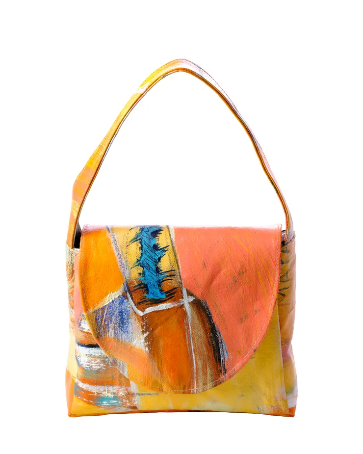 Maya Irving Giselle, 2026 Certificate of Authenticity Hand-made from original acrylic on canvas artwork 36 x 20 x 6 cm 14 x 8 x 2 1/2 inches