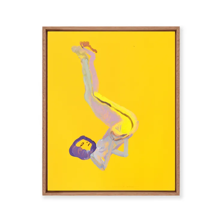 Jacqui Stockdale Can You Stay a Bit Longer, 2023 Acrylic & Ink on 300gsm Spectrum Board 32.5 × 26 cm (unframed)