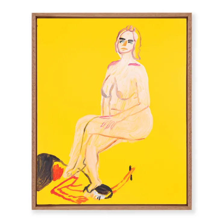 Jacqui Stockdale Kali and the Cox, 2023 Acrylic & Ink on 300gsm Spectrum Board 64 × 51 cm (unframed)