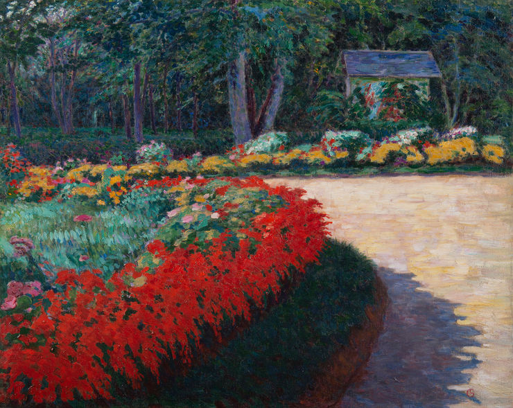 Georges Lacombe (1868-1916), Le massif de Salvias à l'Ermitage, circa 1910