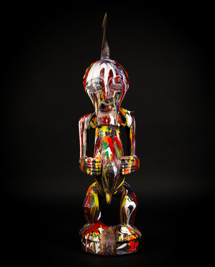 Painted Songye Sculpture