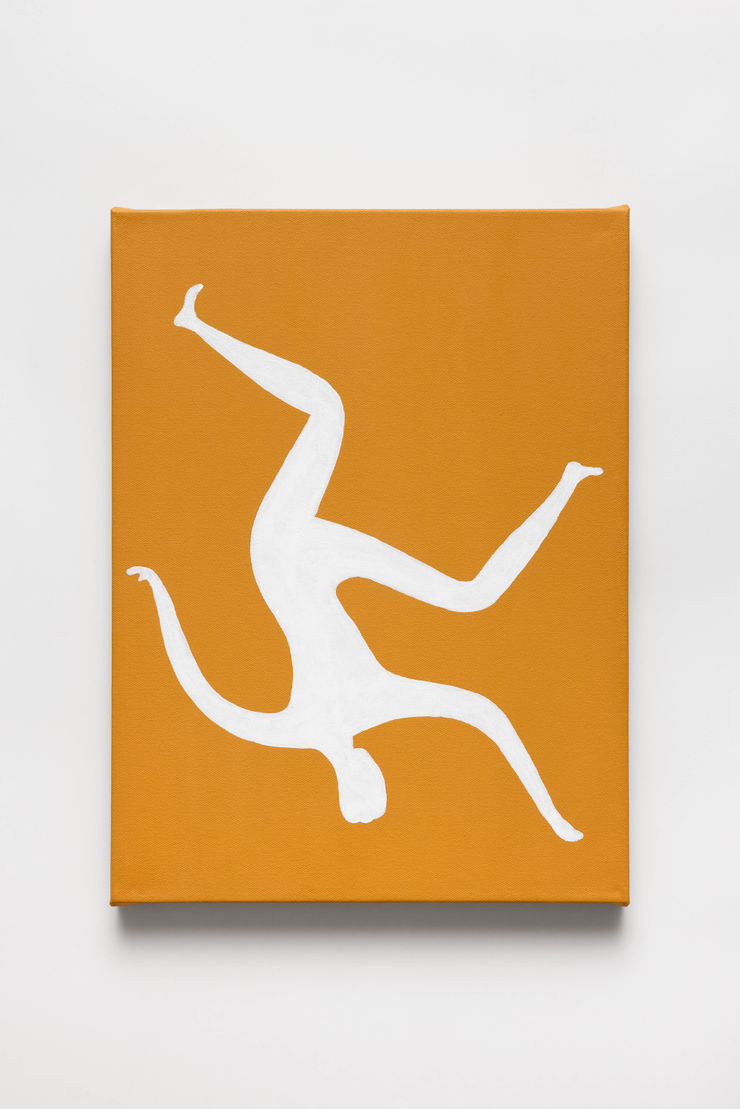 Marcelo Cipis Homem caindo - C2, 2025 Acrílica sobre tela [Acrylic on canvas] 40 x 30 cm [16 x 12 in.]