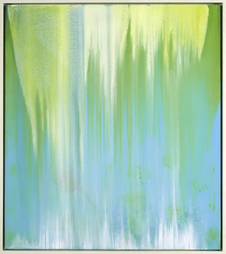 Elizabeth Osborne (b. 1936)Pond Maine, 2017 Oil on canvas 35 x 30 inches 88.9 x 76.2 cm