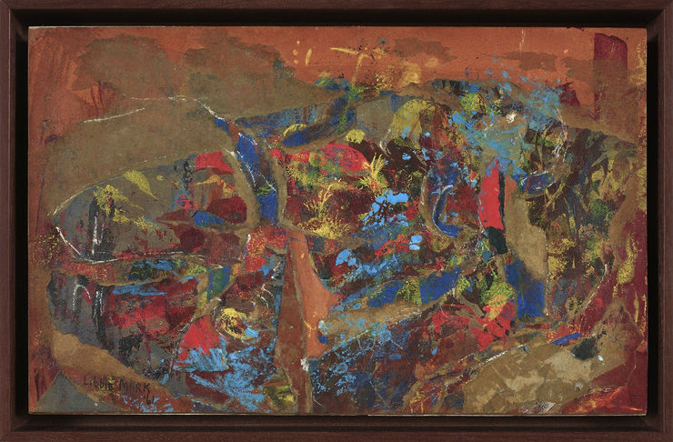 Libbie Mark Collage Painting #20, 1961