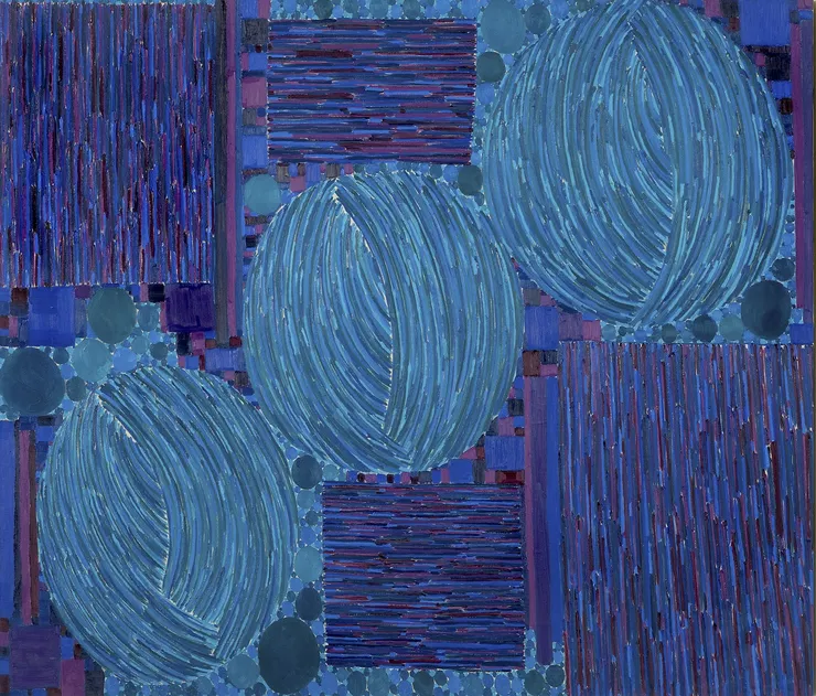 Lynne Drexler Multipile Moons [Sic], 1973