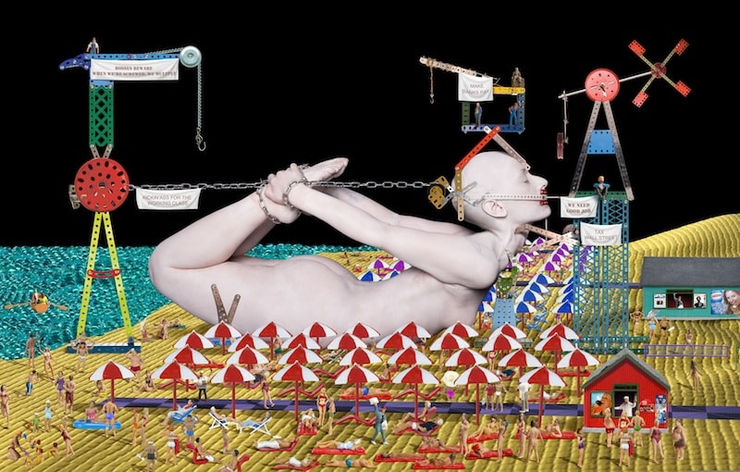 Humanescape, On the beach , 2012