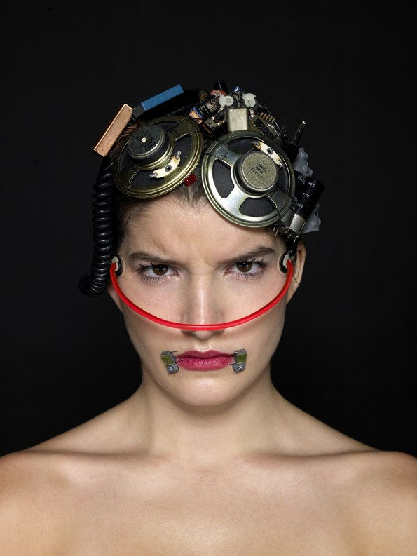 Cyborg Faces, Brainregenrate Alien sysyem Cod.K-785, 2008