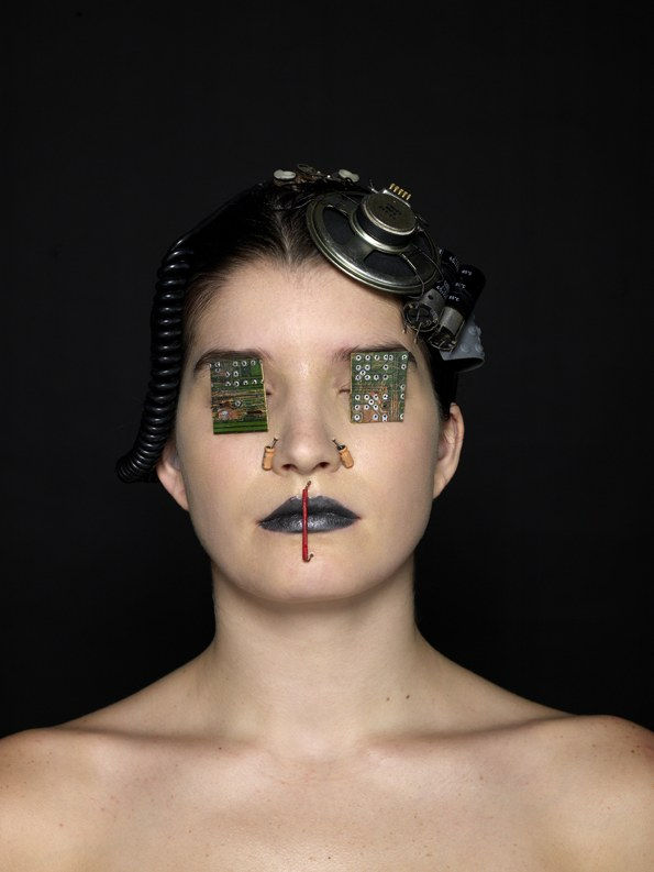 Cyborg Faces, Prospeticeyes Stucture virtual gate Cod. H-907 , 2008