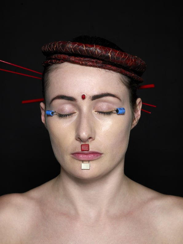 Cyborg Faces, Alpha radiation system Cod.k-987, 2008