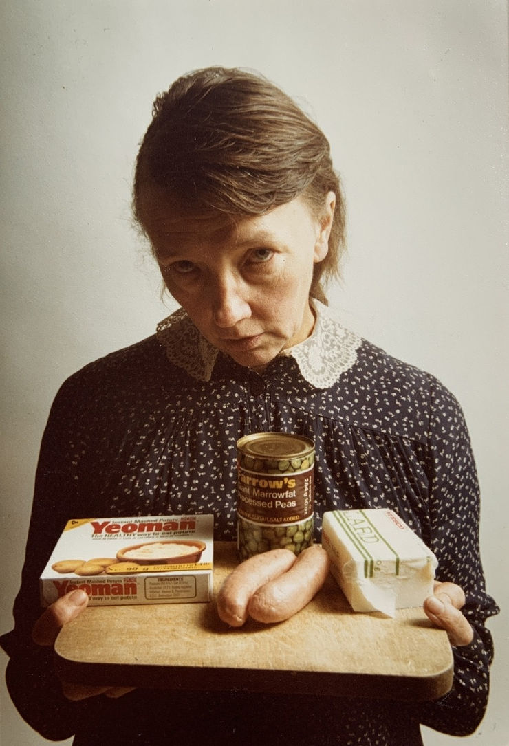 Jo Spence, Photo therapy: Daddy's Good Little Girl, c.1943 from "The Minefield of Memory", 1985-86