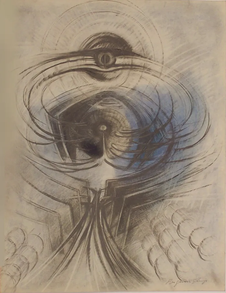 Renzo Bergamo, "astrarte", '70