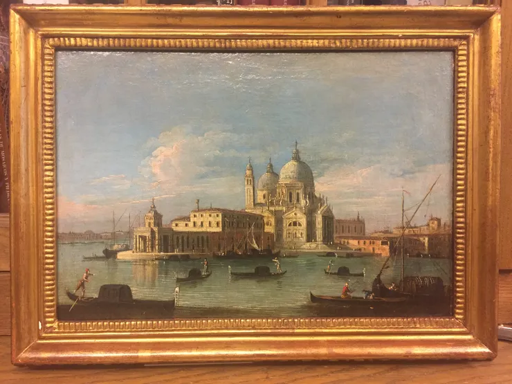 Master of the Fondazione Lamgmatt, Pair of Views of Venice, Early 18th Century