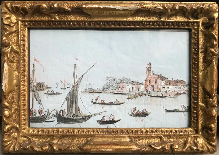 Giacomo Guardi, Series of six views of Venice