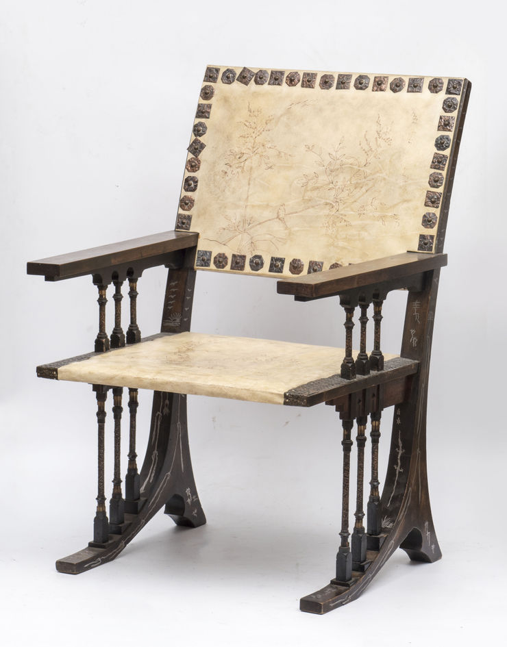 Carlo Bugatti, Armchair