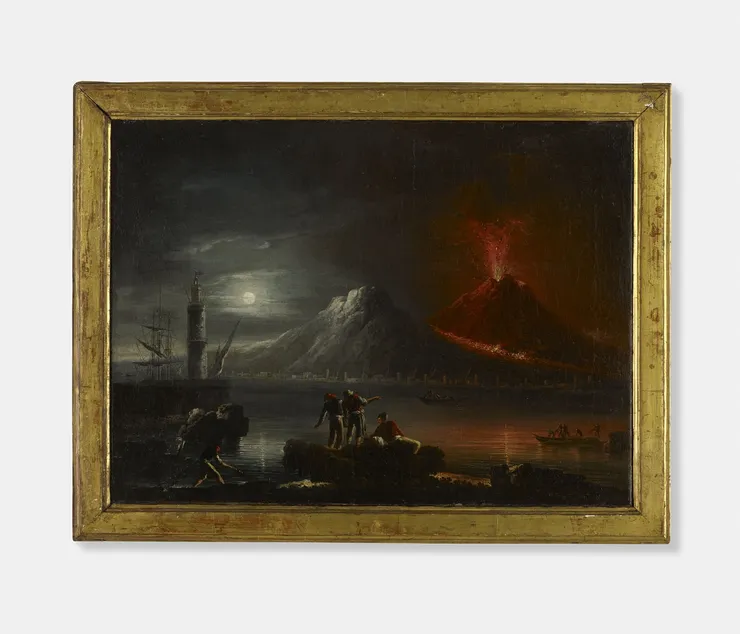 Giuseppe Fidanza, A Pair of Seascape Capricci, Second half 18th Century