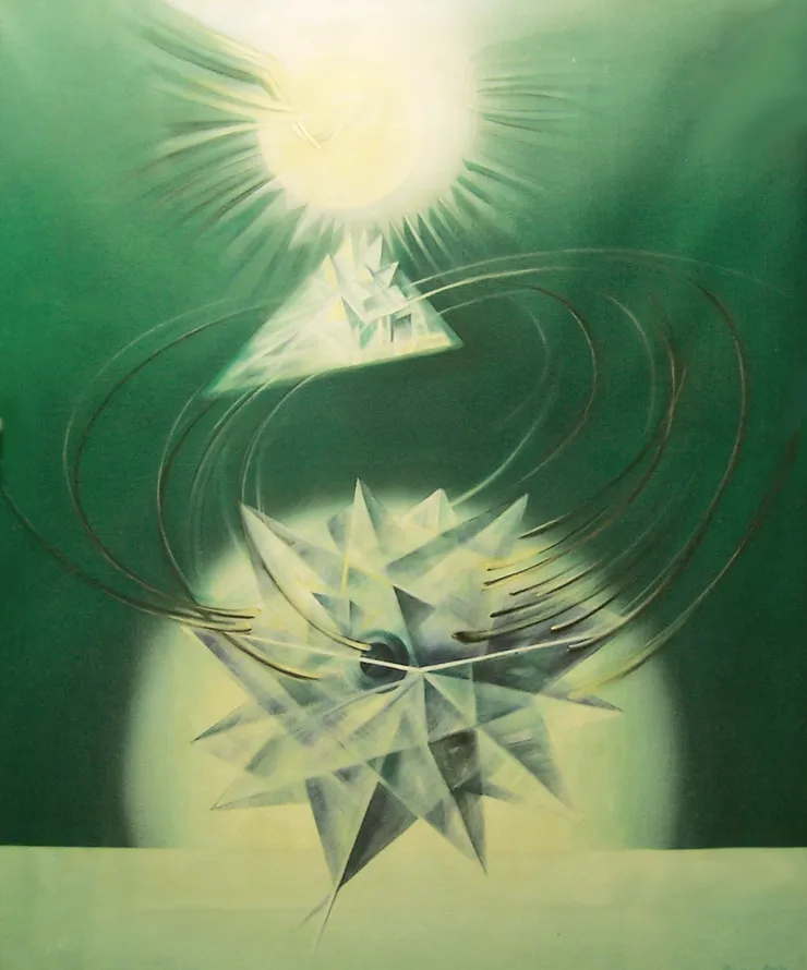 Renzo Bergamo, "astrarte", '70