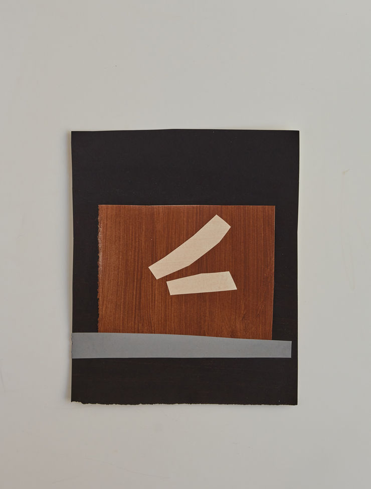 Paper Cut 66-25, 2025 Acrylic on paper 27.5 x 22cm