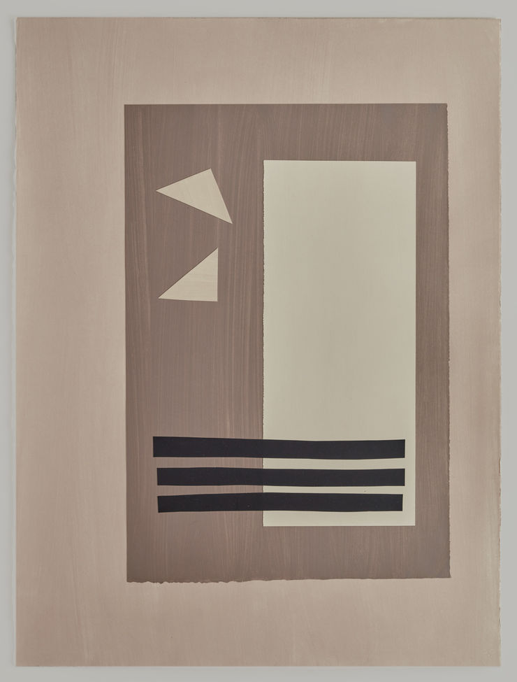 Paper Cut 59-25, 2025 Acrylic on paper 76 x 56cm