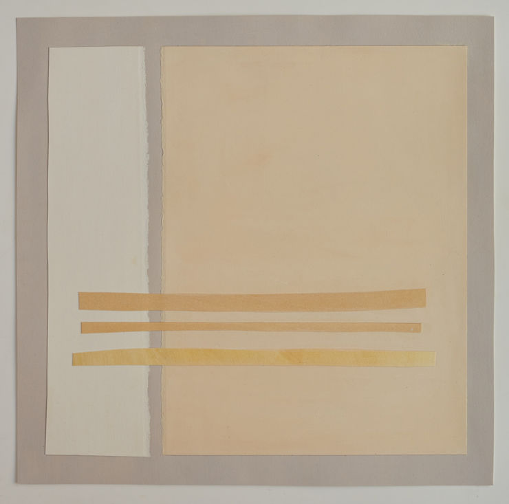 Paper Cut 64-25, 2025 Acrylic on paper 43.5 x 43.5cm