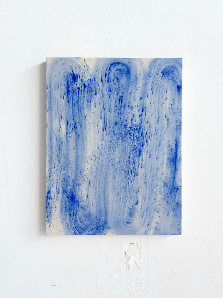 Skye Jamieson, Touching, my hands on timber and hands in water, hands on cement, my left hand leaning, pressure, warm water, 2025