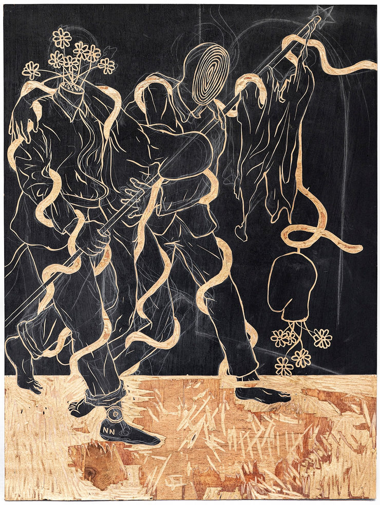 Assoukrou Aké, Chaîne de gestes, 2023