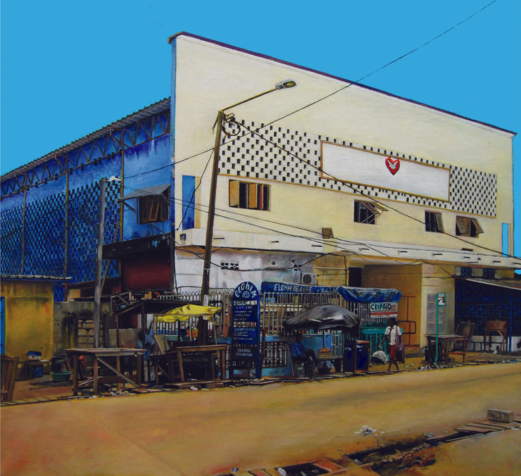 Cheikh Ndiaye, Cinéma Elohim, Grand Bassam, 2015