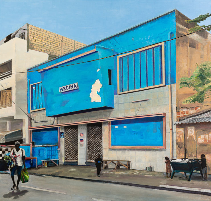 Cheikh Ndiaye, Cinéma Médina, Dakar, 2021